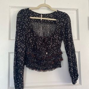 Free people floral top